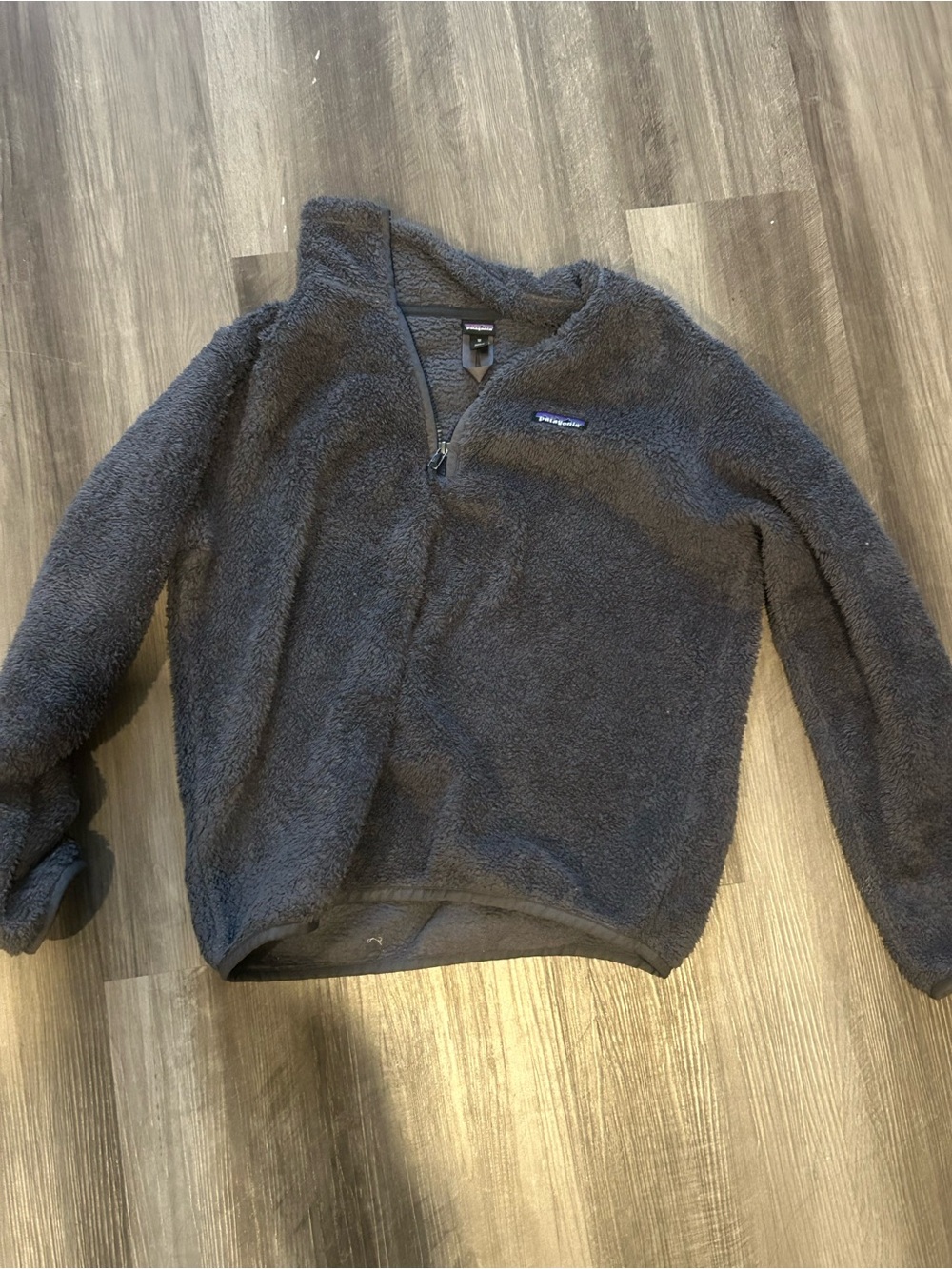 Patagonia Navy Quarter Zip Fleece Pullover